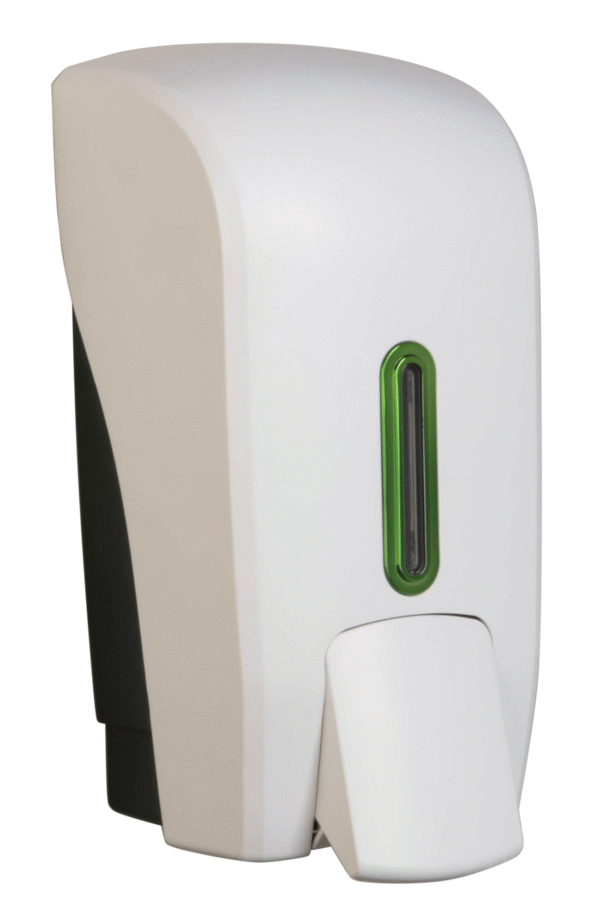 1Ltr Liquid Soap Dispenser White - Image 2