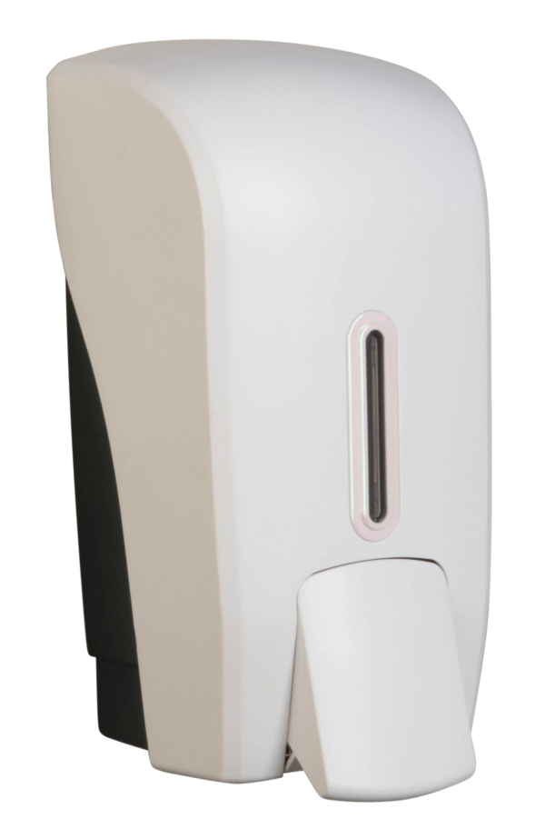 1Ltr Liquid Soap Dispenser White - Image 7