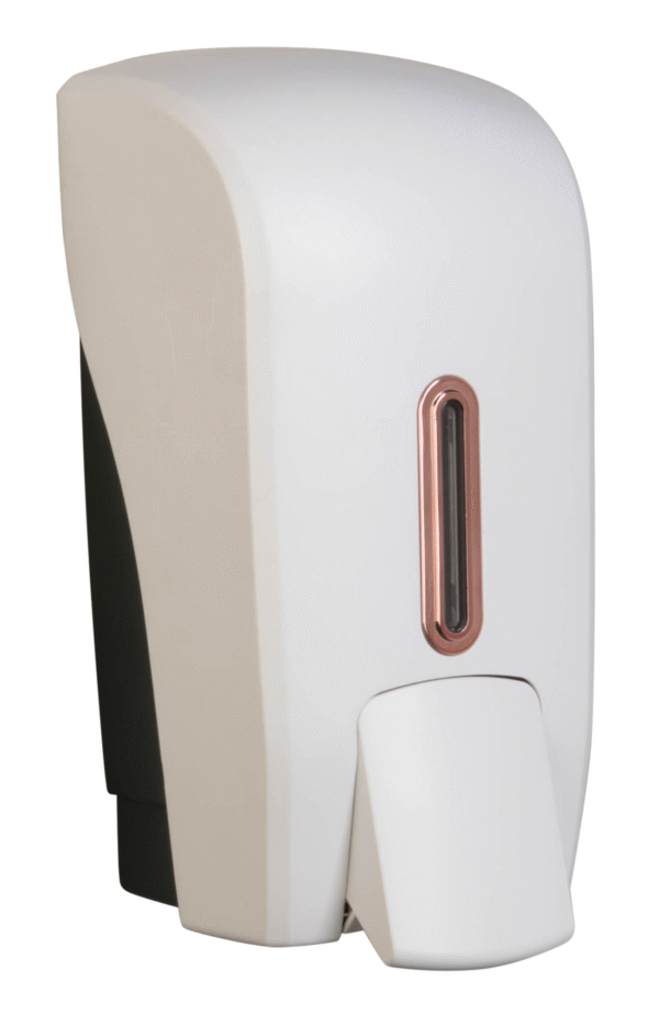1Ltr Liquid Soap Dispenser White - Image 6