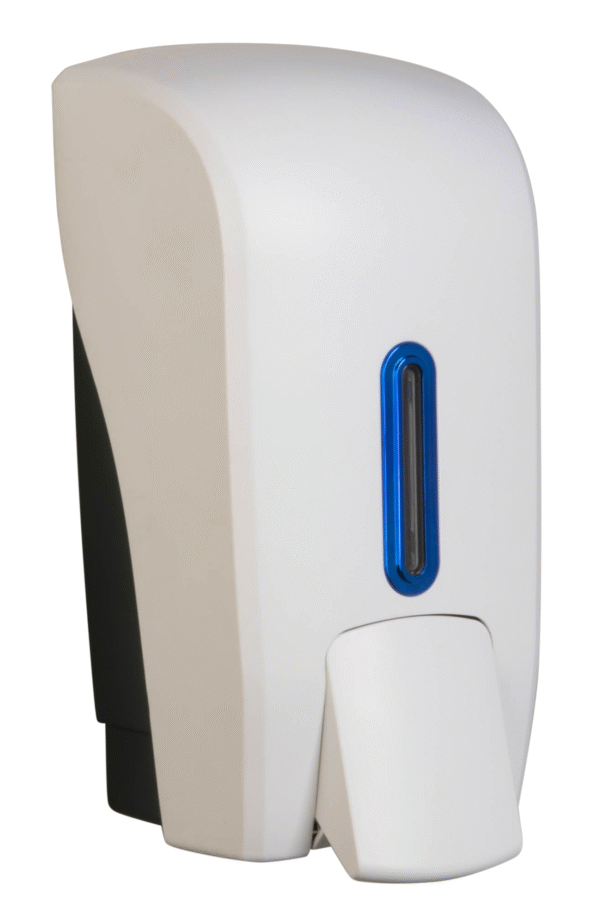 1Ltr Liquid Soap Dispenser White - Image 3