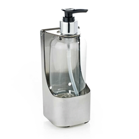 Brushed Stainless 250/300ml Single Bottle Holder
