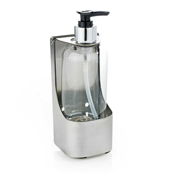 Brushed Stainless 250/300ml Single Bottle Holder