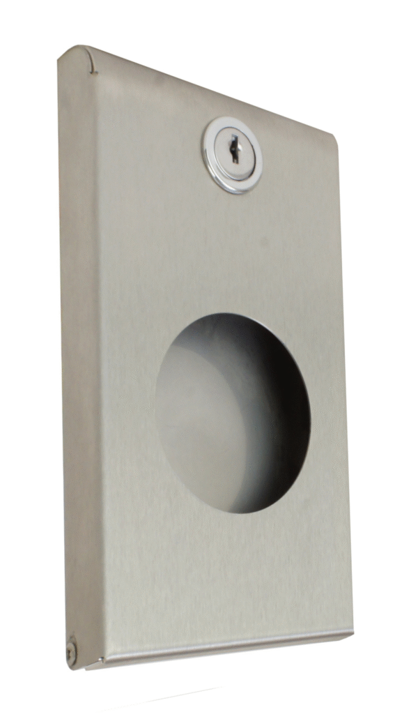Brushed Stainless Sanitary Bag Dispenser