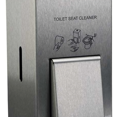 Polished Stainless 400ml Toilet Seat Sanitiser Soap Dispenser