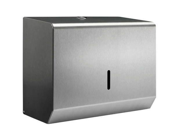 Brushed Stainless Small Hand Towel Dispenser
