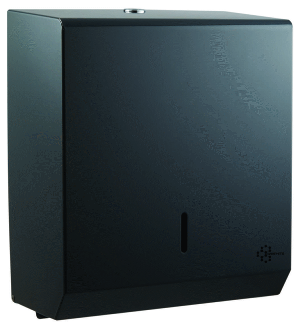 Graphite Grey Metal Hand Towel Dispenser