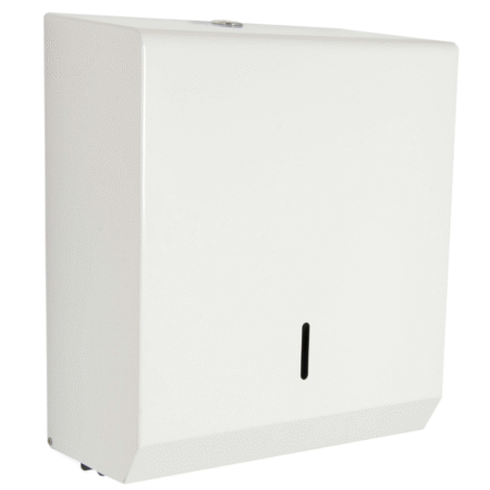 White Metal Hand Towel Dispenser