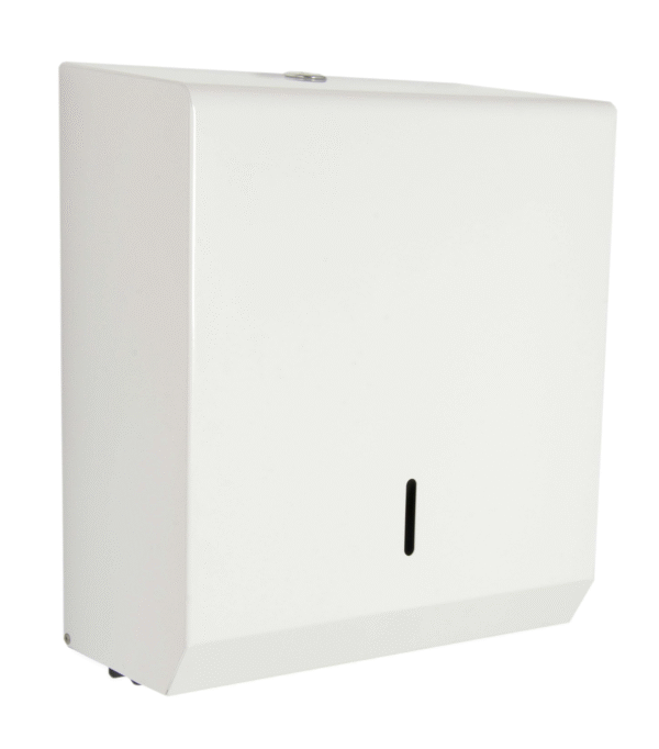 White Metal Hand Towel Dispenser