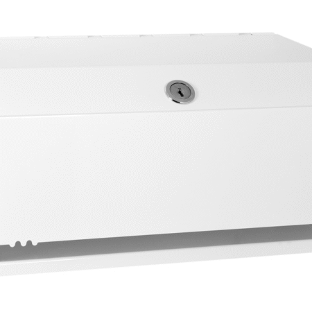White Metal 10" Couch Roll Dispenser