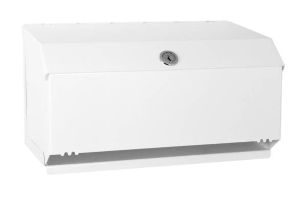 White Metal 10" Couch Roll Dispenser