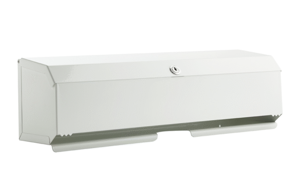 White Metal 20" Couch Roll Dispenser