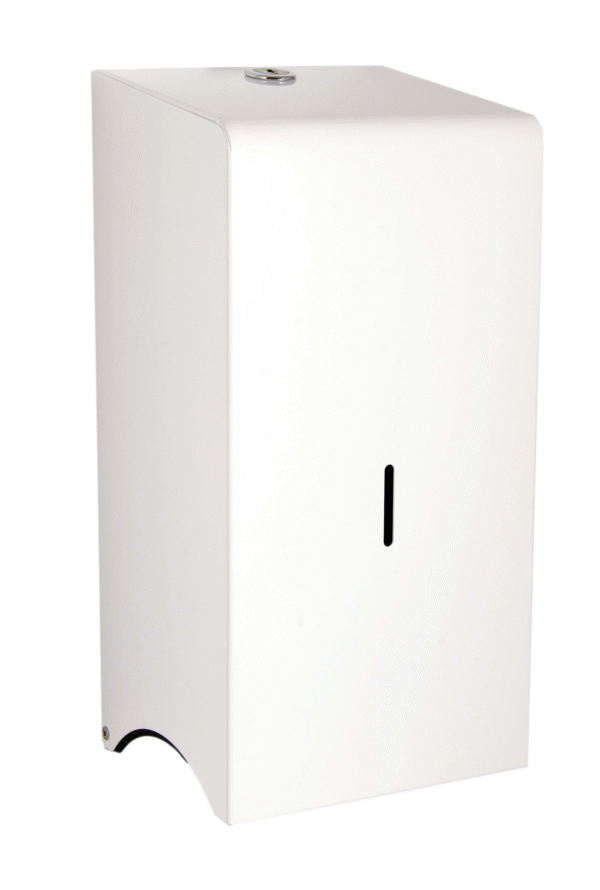 White Metal 2-Roll Dispenser