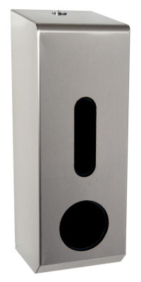 Brushed Stainless 3-Roll Dispenser