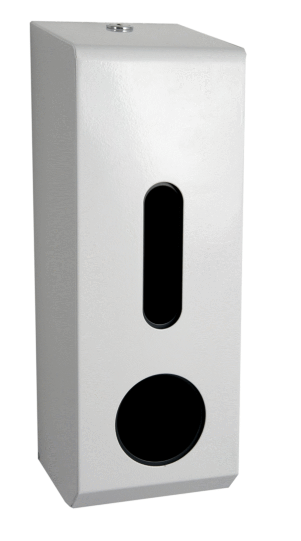 White Metal 3-Roll Dispenser