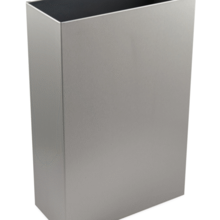 Brushed Stainless 30 Ltr Open Top Wastebin