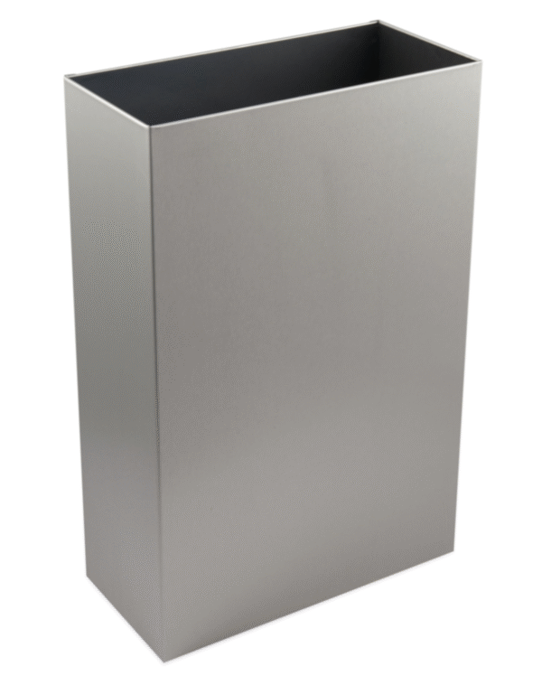 Brushed Stainless 30 Ltr Open Top Wastebin