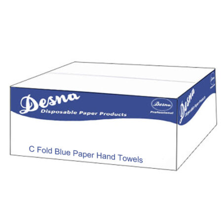 C Fold Hand Towels 1ply Blue - Box 2520