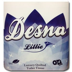 Desna LILLIE 2ply Toilet Rolls - 4 Rolls