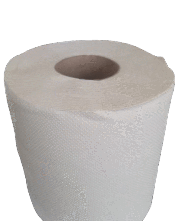 Pure White Centrefeed 2ply Glue Embossed – Single Roll