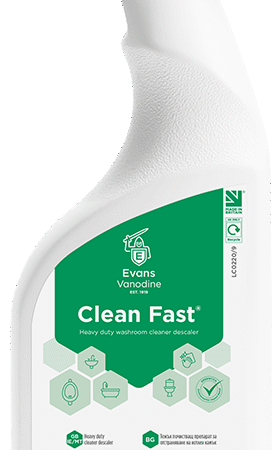 Evans CLEAN FAST Washroom Cleaner – 6 x 750ml