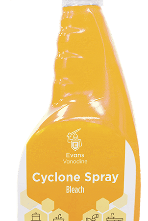 Evans CYCLONE SPRAY with Bleach 12 x 750ml Trigger