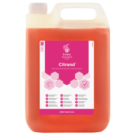 Evans Citrand Heavy Duty Hand Gel – 2 x 5 litre