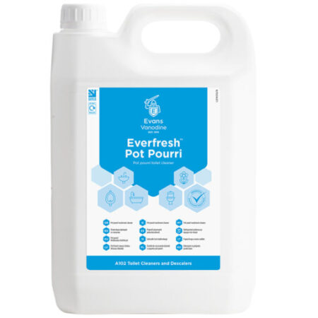 Evans EVERFRESH POT POURRI Washroom Cleaner 5 litre