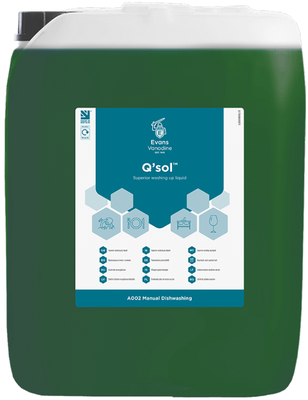Evans Q’SOL Washing Up Liquid 20 litre