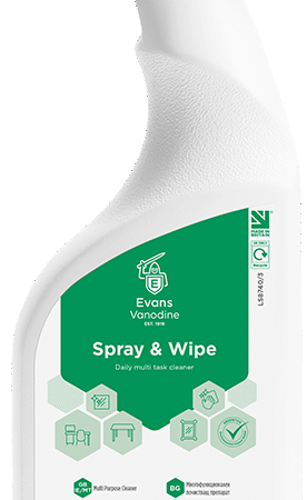 Evans SPRAY & WIPE Multi Task – 6 x 750ml Trigger