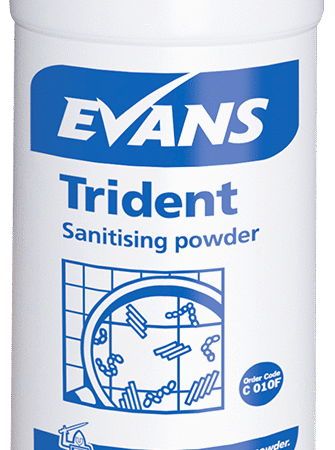 Evans TRIDENT Blue Multi Purpose Sanitising Powder – 12 x 500g