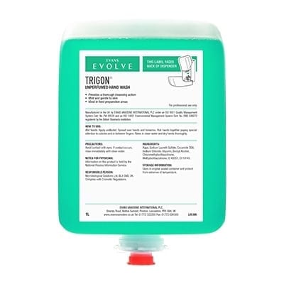 Evans TRIGON Hand Wash – 6 x 1 litre